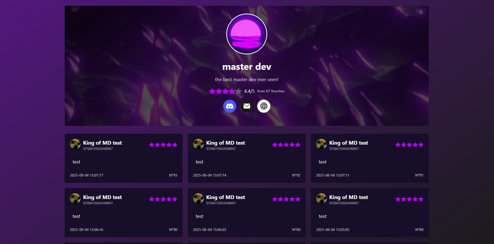 Background Banner Profile